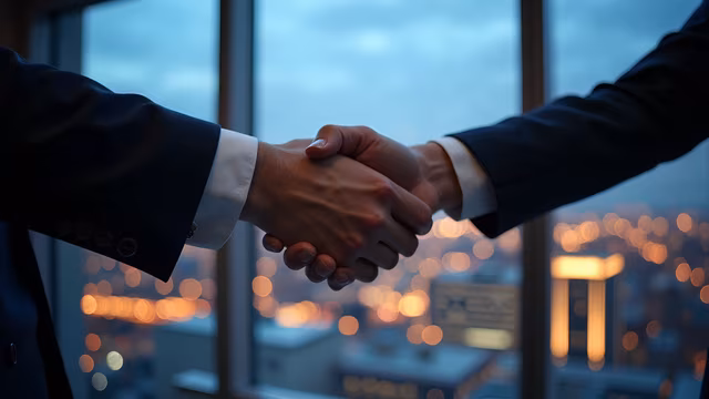 Handshake in Business Suit