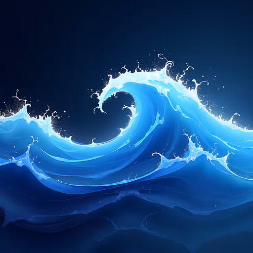 Ocean Wave Illustration