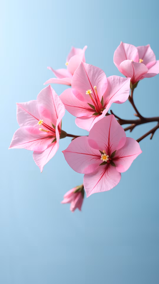 Pink Bougainvillea Blossoms