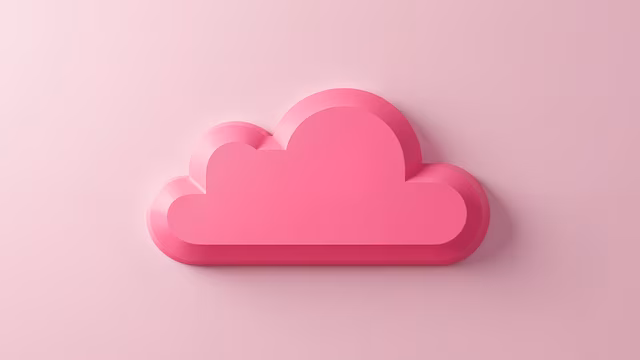 Pink Cloud Illustration