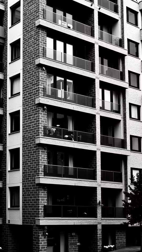 Urban Brick Building