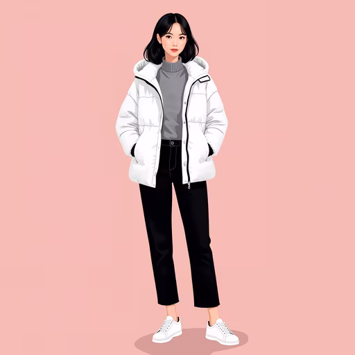 Winter Chic Illustration