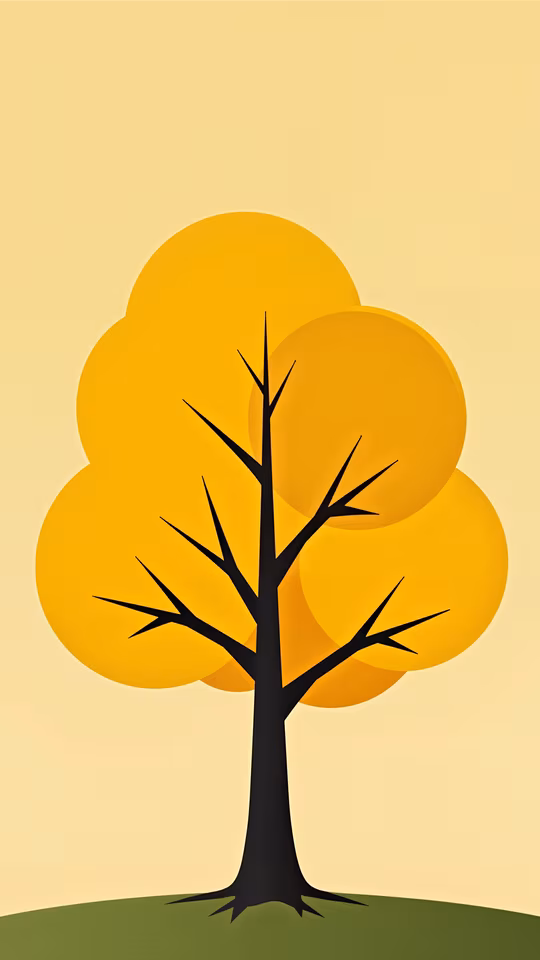 Abstract Tree Illustration