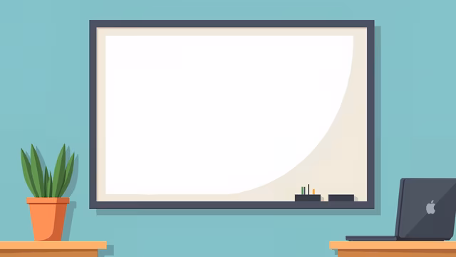 Blank Whiteboard Illustration