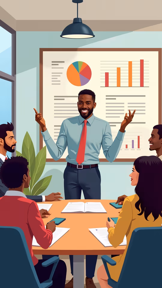 Business Presentation Illustration