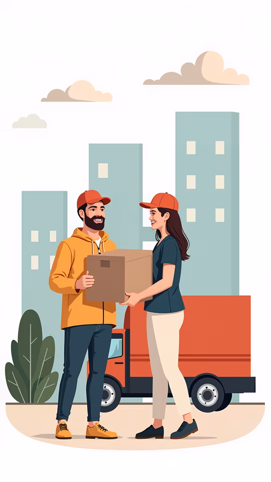 Delivery Team Illustration
