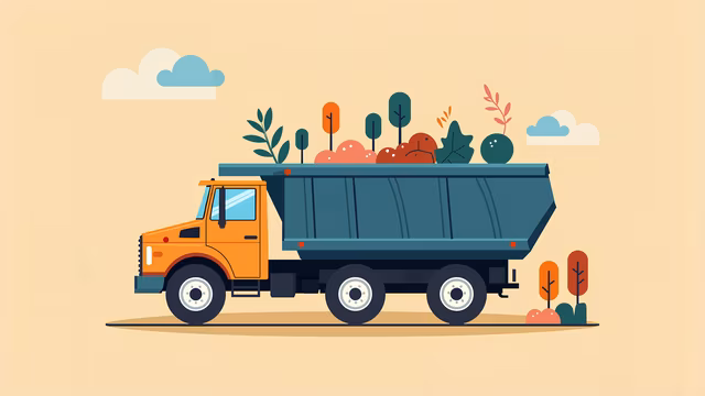 Dump Truck Illustration