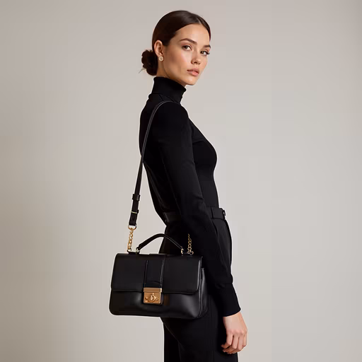 Elegant Black Fashion Portrait