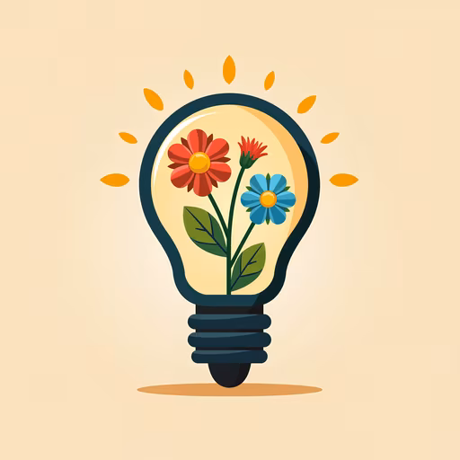 Flower Bulb Illustration