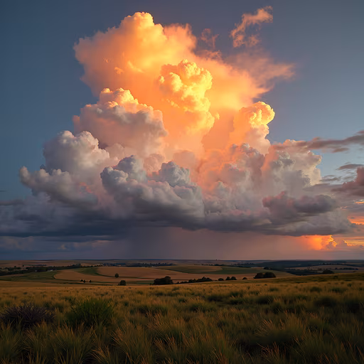 Golden Sky Cloudscape