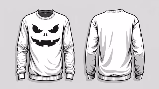 Halloween Sweater Illustration