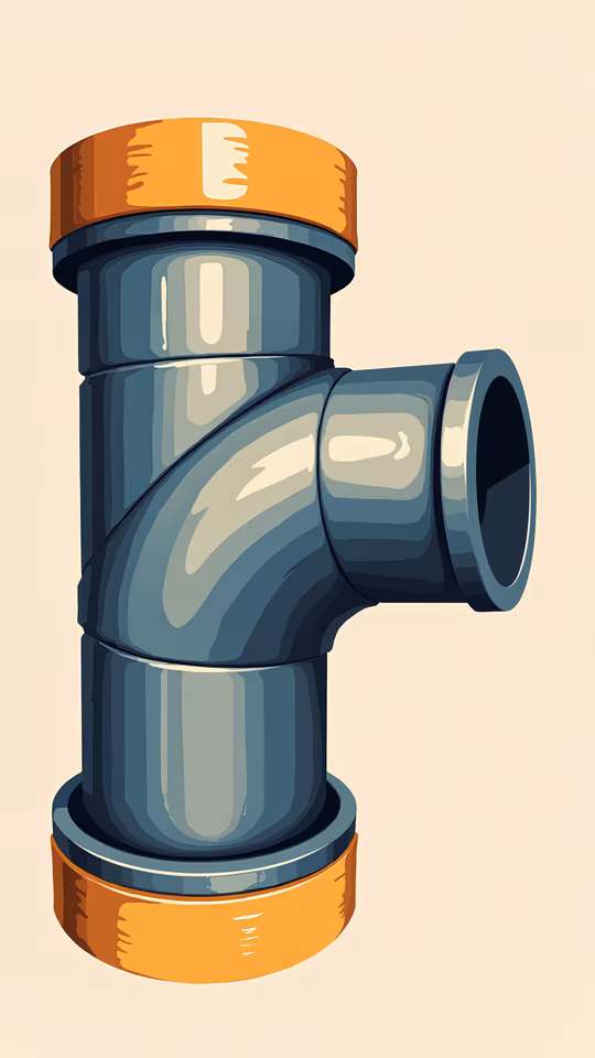 Industrial Pipe Illustration