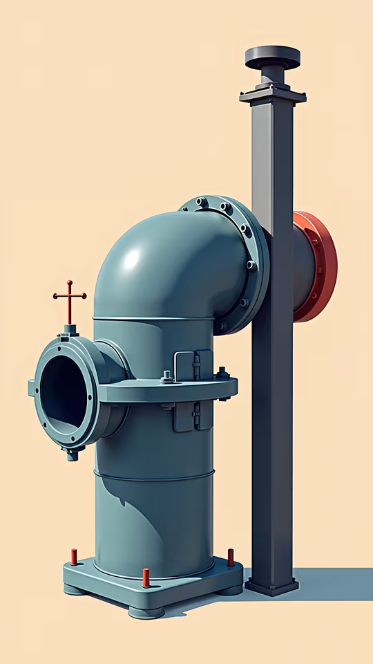 Industrial Valve Illustration