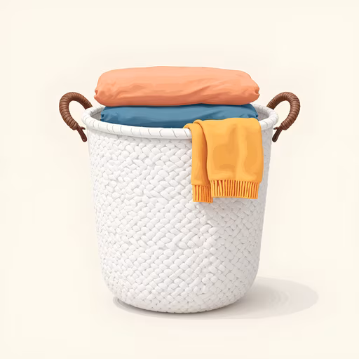 Laundry Basket Illustration