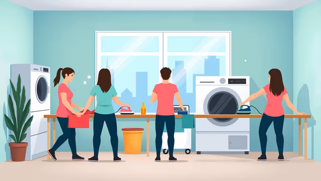 Laundry Day Illustration
