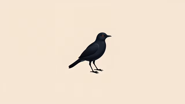 Minimalist Bird Illustration