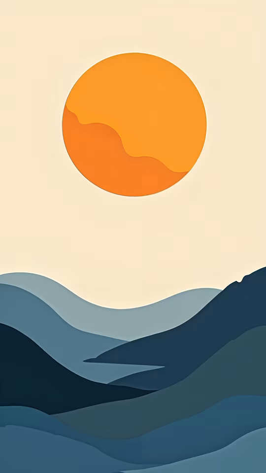Minimalist Landscape Illustration