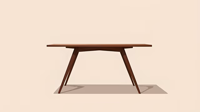 Minimalist Wooden Table