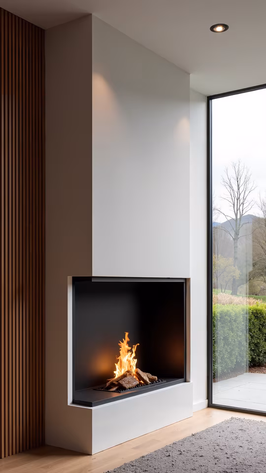 Modern Fireplace Interior