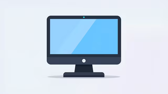 Modern Monitor Illustration