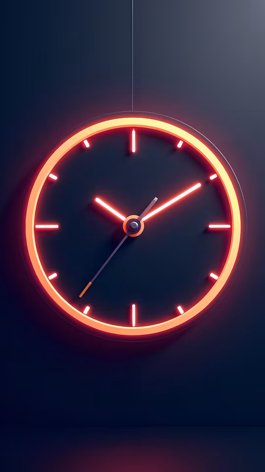 Neon Clock