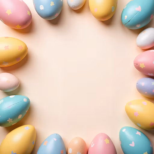 Pastel Easter Eggs