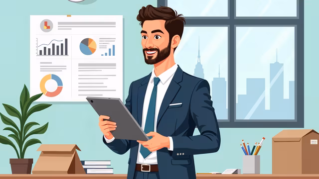 Professional Businessman Illustration