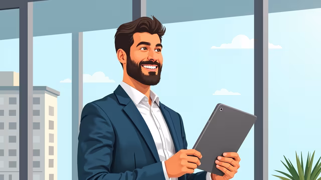 Professional Businessman Illustration