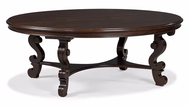 Round Wooden Table