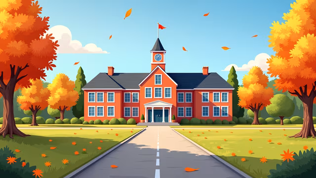 Schoolhouse Illustration