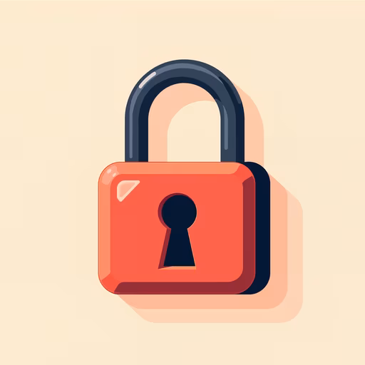 Secure Lock Illustration