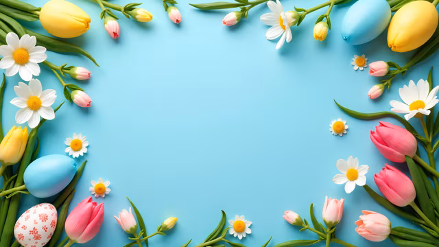 Spring Floral Frame