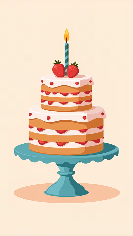 Strawberry Cake Celebration