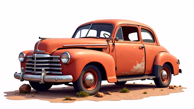 Vintage Car Illustration