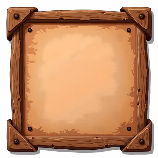 Blank Wooden Signboard