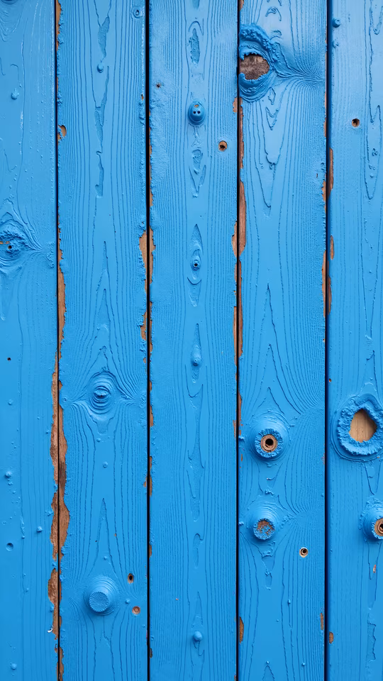 Blue Wooden Planks