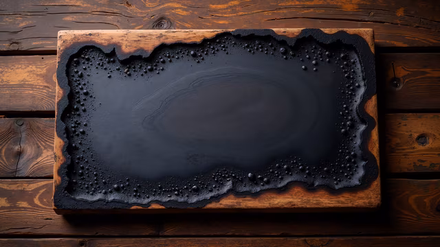 Burnt Wood Plaque