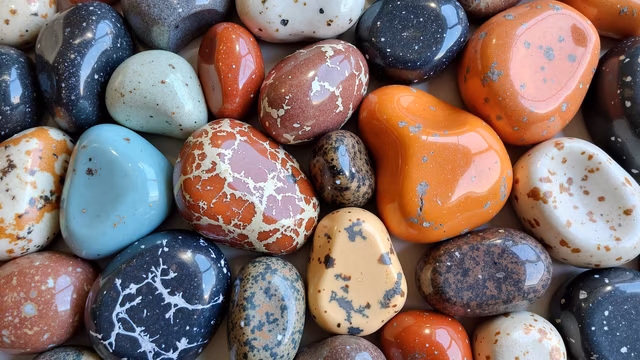 Colorful Speckled Stones