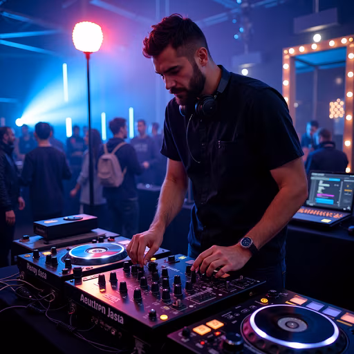 DJ Mixing Live Set