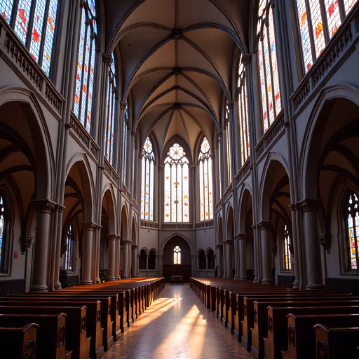 Gothic Cathedral Interior