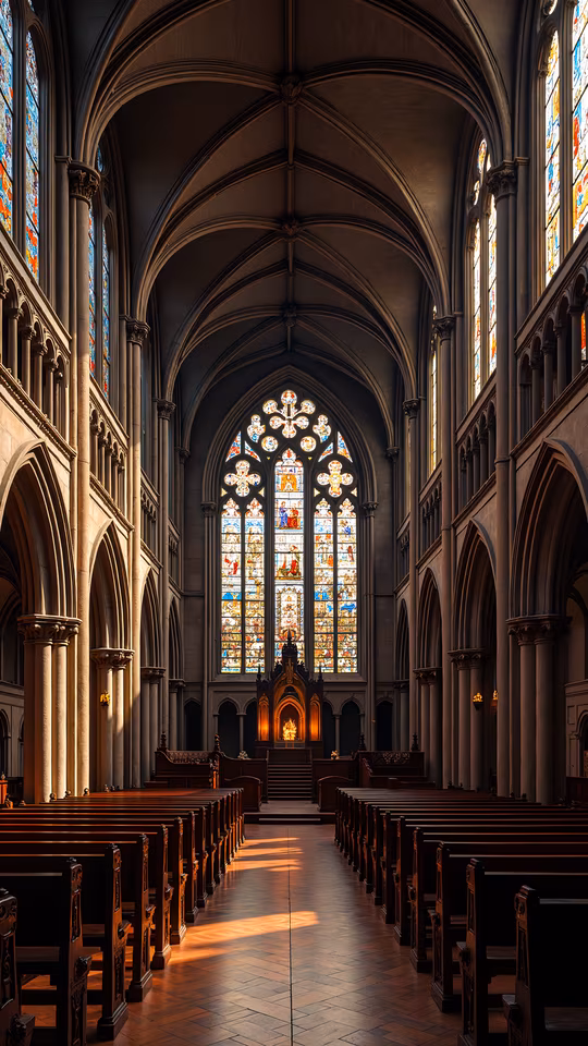 Gothic Cathedral Interior