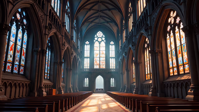Gothic Cathedral Interior