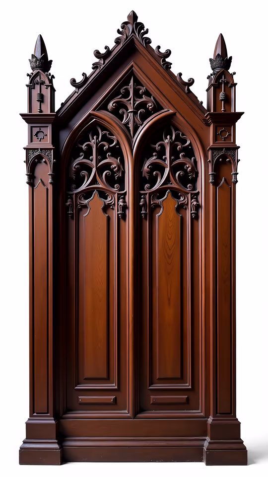 Gothic Wooden Door