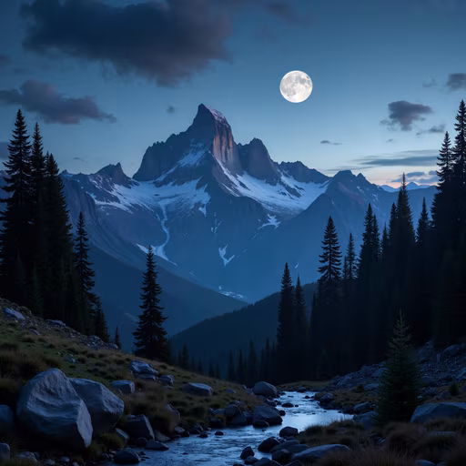 Mountain Moonlight
