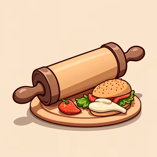 Rolling Pin Illustration