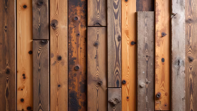 Variety of Wooden Planks