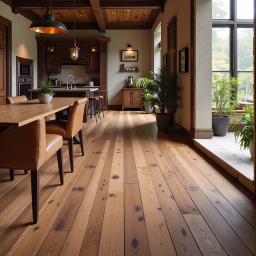 Warm Wooden Kitchen