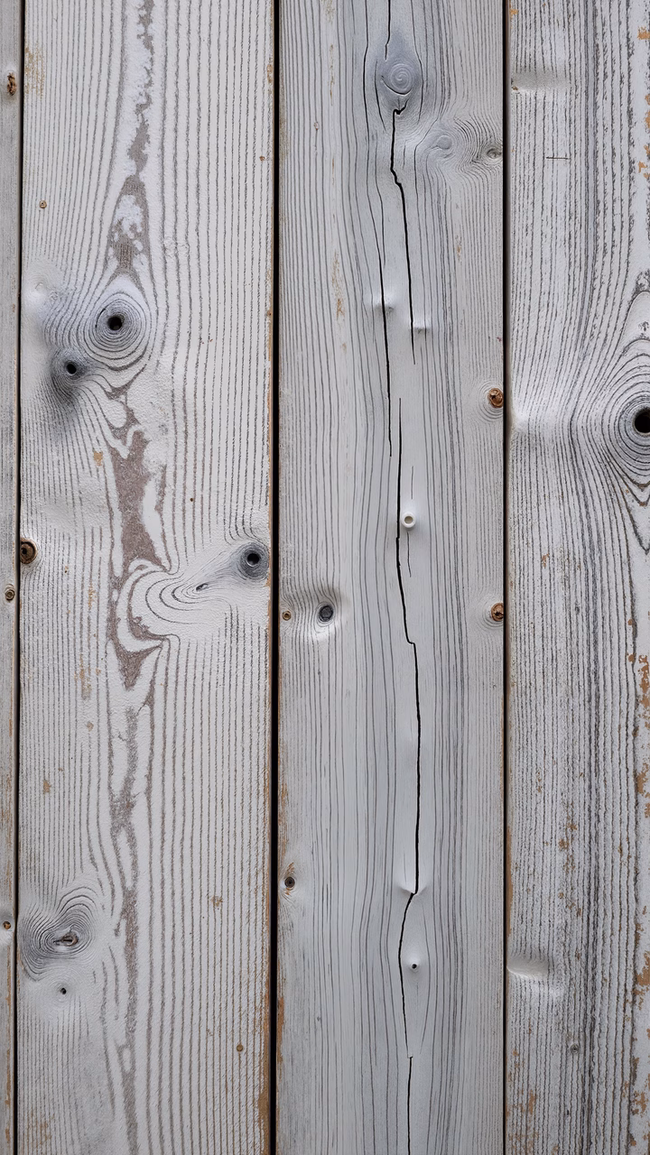 Close-up of weathered wood planks with intricate grain patterns and subtle color variations.