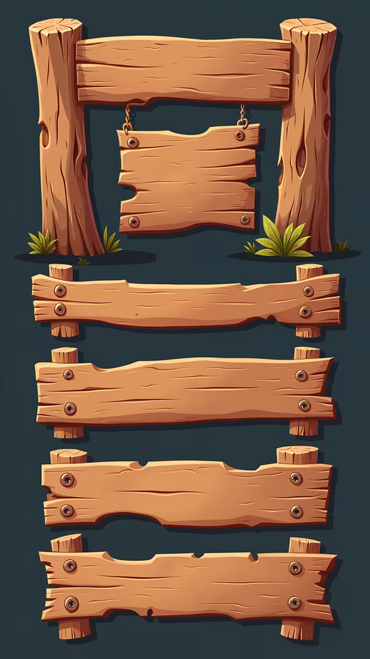 Wooden Planks Illustration