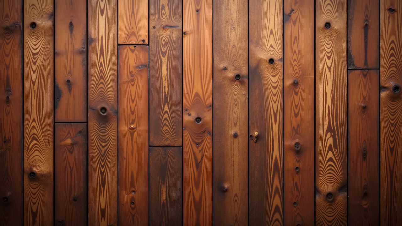 Close-up of rustic wooden planks with intricate grain patterns.
